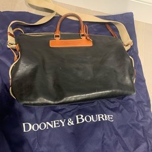 Dooney & Bourke leather bag used as a laptop bag
